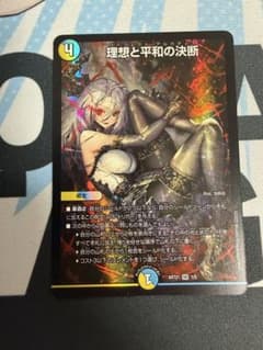 理想と平和の決断 神アート 1枚 デュエルマスターズ - メルカリ