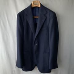 BEAMS F ビームスF オリジナルジャケット 48 ネイビー ホップサック