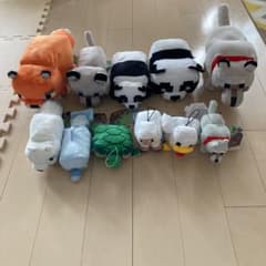 マインクラフト　　ぬいぐるみセットのサムネイル
