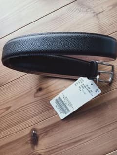 BC STOCK Genuine Leather Men's Belt, Made in Japan