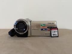 【完動品】SONY HDR-CX590V★64GB SDカード＆充電器付き 完動品】SONY HDR-CX590V☆64GB SDカード＆充電器付き - メルカリ