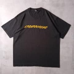 90s USA製 STRATOSFEAR Tシャツ 英字 黒 シングルステッチ - メルカリ