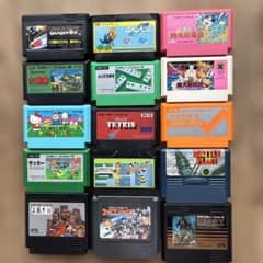 ファミコン　ソフト各種 ファミコンソフト コレクション 15タイトル まとめ売り - メルカリ