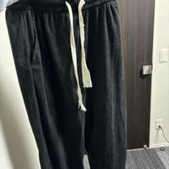 コーデュロイ イージーパンツ ブラック - 4