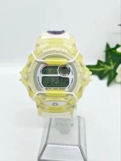 美品 電池交換済 　 Baby-G X-treme BG-340　イエロー