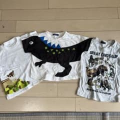 リトルベアクラブ 恐竜Tシャツ 100 無印良品のサムネイル
