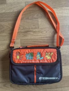 ゲームボーイアドバンスSP ショルダーバッグ ポケモン オレンジ×ブラックのサムネイル