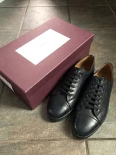 H*n様 ほぼ未使用 JOHN LOBB LEVAHレザースニーカー 7E 黒カ - メルカリ