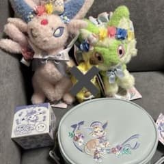 ポケモンセンター　イースター　エーフィ　ニャオハ　ピカチュウ ぬいぐるみ ポケモン ボタニカル イースター ピカチュウ ニャオハ エーフィ