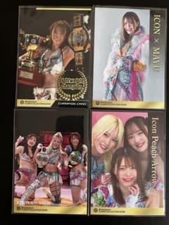 マリーゴールド 岩谷麻優 4枚セット プロレスカード トレカ　MARIGOLDのサムネイル