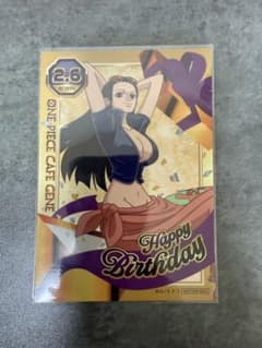 ONE PIECE CAFE ロビン 誕生日カードのサムネイル