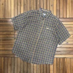 carhartt カーハート チェック ボタンダウン 半袖 シャツ