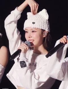 aespaカリナ着用　MLB 韓国　猫耳ニット帽　ビーニー　新品、未開封 再入荷！☆aespa カリナ 着用！！【MLB】MLBニューゼリー