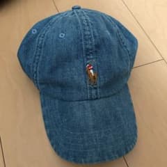 ポロ　ラルフローレン　キャップ 帽子　デニム地のサムネイル
