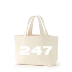 tg様 247 ロゴ キャンバス トートバッグ ミニバッグ - メルカリ