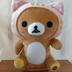 리락쿠마의 한가로이 고양이 인형