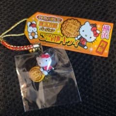 レア】ご当地キティ 神奈川限定 横浜月餅 ハローキティ 根付け 廃盤