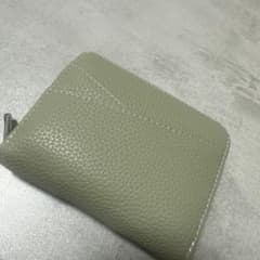 二つ折り財布 ラウンドファスナー ライトグリーンのサムネイル