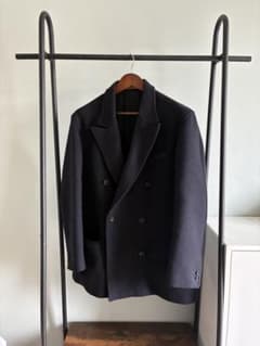 Scye Wool Cashmere Melton D.B. ShortCoat - メルカリ