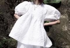 こ*ん様 Simone Rocha パフスリーブ ブラウス UK12サイズ - メルカリ