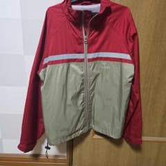 STUSSY ナイロンジャケット 赤 ベージュ - メルカリ