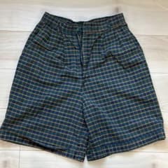 90s Hunt Club チェック ハーフパンツ ショートパンツ グリーンのサムネイル
