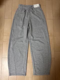 GUスウェットバレルレッグパンツS 新品未使用のサムネイル