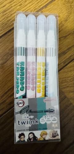 鬼滅の刃　色マーカーペン4本セットのサムネイル