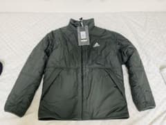 adidasアディダス 2WAYダウンジャケット グリーン× ブラックのサムネイル