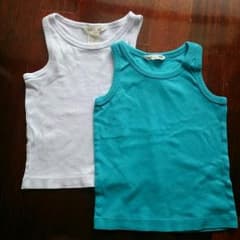 康ちゃんママ様専用 H&M 92 タンクトップセットのサムネイル