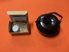 トランギア純正　超希少品0.6ブラックケトル・リッドステンレスノブ仕様新品保管品 トランギア純正 超希少品0.6ブラックケトル・リッドステンレスノブ仕様