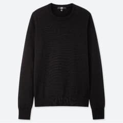 UNIQLO ユニクロ　ブラック　ニットのサムネイル