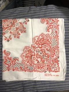 60s vintage bandanna 白ベースのサムネイル