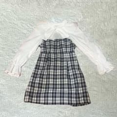 Avail ワンピース ミニ チェック Sサイズのサムネイル