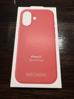 iPhone17純正シリコンケース 新色ブライトグアバ - メルカリ