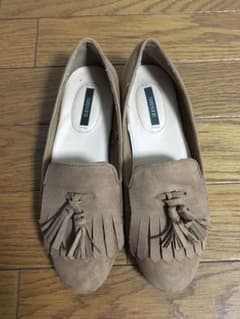パンプス フラット スエード調 22.0cmのサムネイル