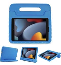 iPad 10.2 내충격성 경량 키즈 케이스 핸들과 킥 스탠드 첨부