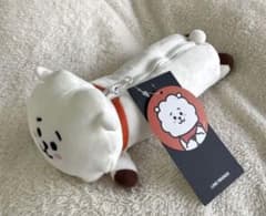 BT21 RJ 잠 썰매 봉제 인형 펜 케이스