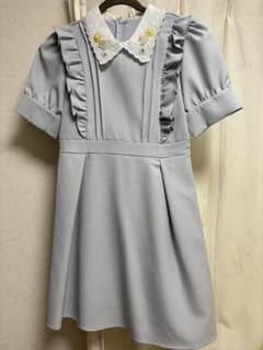 evelynミニワンピース水色のサムネイル
