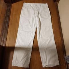 60s〜70s ヴィンテージペインターパンツ ホワイト W36L30 ワイド 60s〜70s ヴィンテージペインターパンツ ホワイト W36L30 ワイド