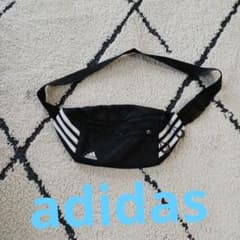 adidas ボディバッグ ウエストポーチ ブラックのサムネイル
