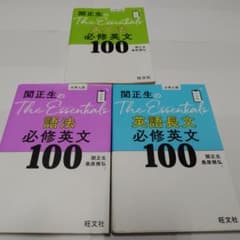 関正生のThe Essentials英語長文 必修英文100　 語法 英文法のサムネイル