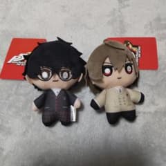 ペルソナ5 ロイヤル ぬいぐるみ キーホルダー 主人公 雨宮蓮 明智吾郎