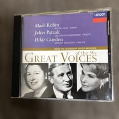 GREAT VOICES of the 50s Vol.III CDのサムネイル