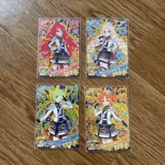 ひみつのアイプリ カルテットスター5枚セット サクラ、タマキ、アイリ、リンリン ひみつのアイプリ アイリ タマキ サクラ リンリン カルスタ アイプリ