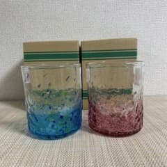 琉球ガラス 暗闇で光るグラス 2個セット - メルカリ