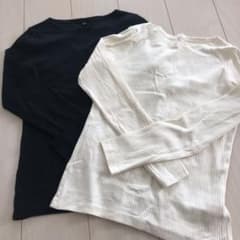 ユニクロ　ボートネック　リブtシャツのサムネイル
