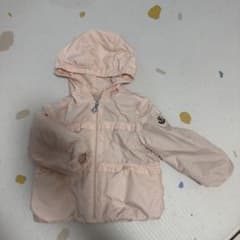 MONCLER モンクレール フリル付きピンクフードジャケット 80cm - メルカリ