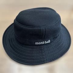 mont-bell キッズ メッシュバケットハット ブラックのサムネイル