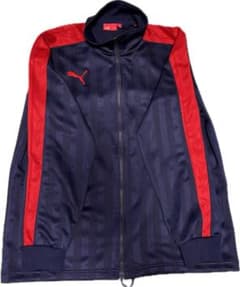 Puma ストライプ ジャージ ネイビー/レッド